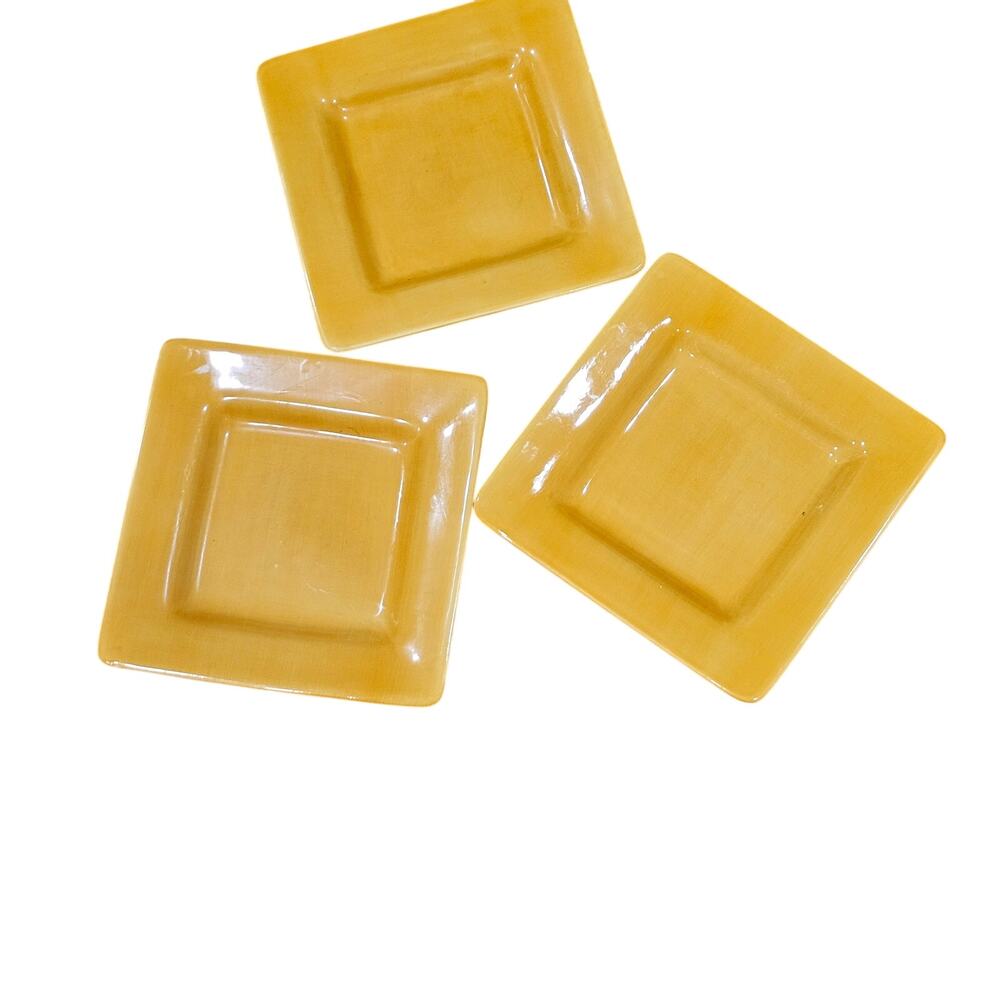 Jc Penny Home Cllection  MaryGold Salad PlateLot of 3   Size 8"